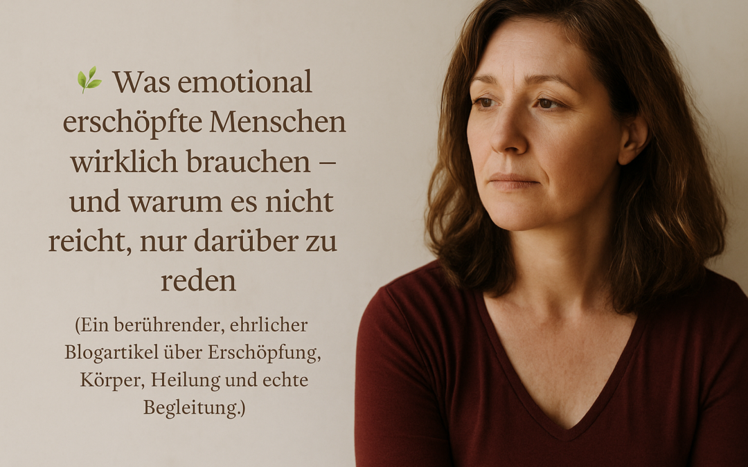 Emotional erschöpft.