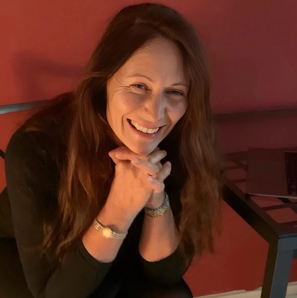 Claudia Lehmer in warmer persönlicher Atmosphäre