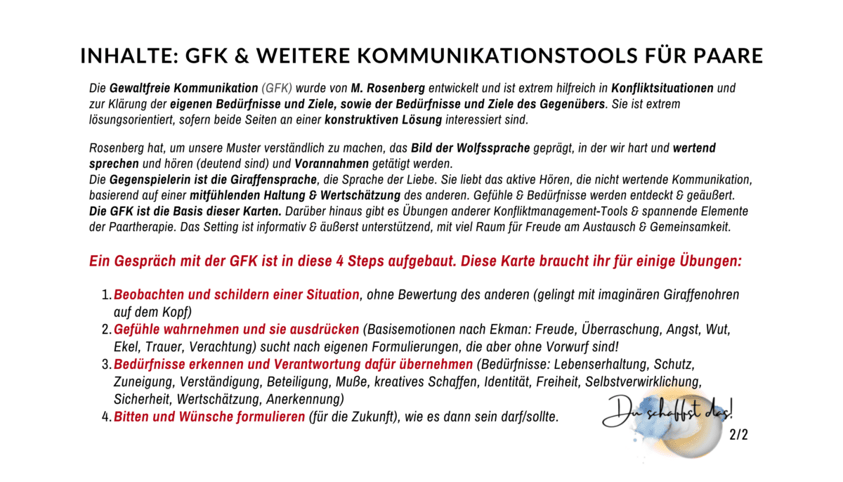 Gewaltfreie Kommunikation